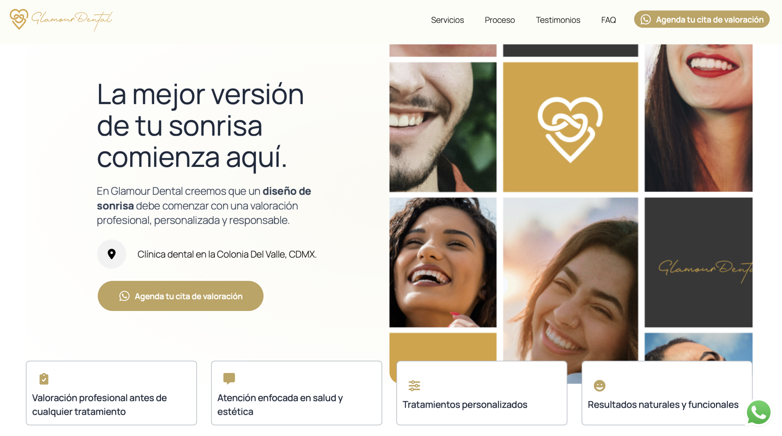 Ejemplo de marketing paid media para clínicas